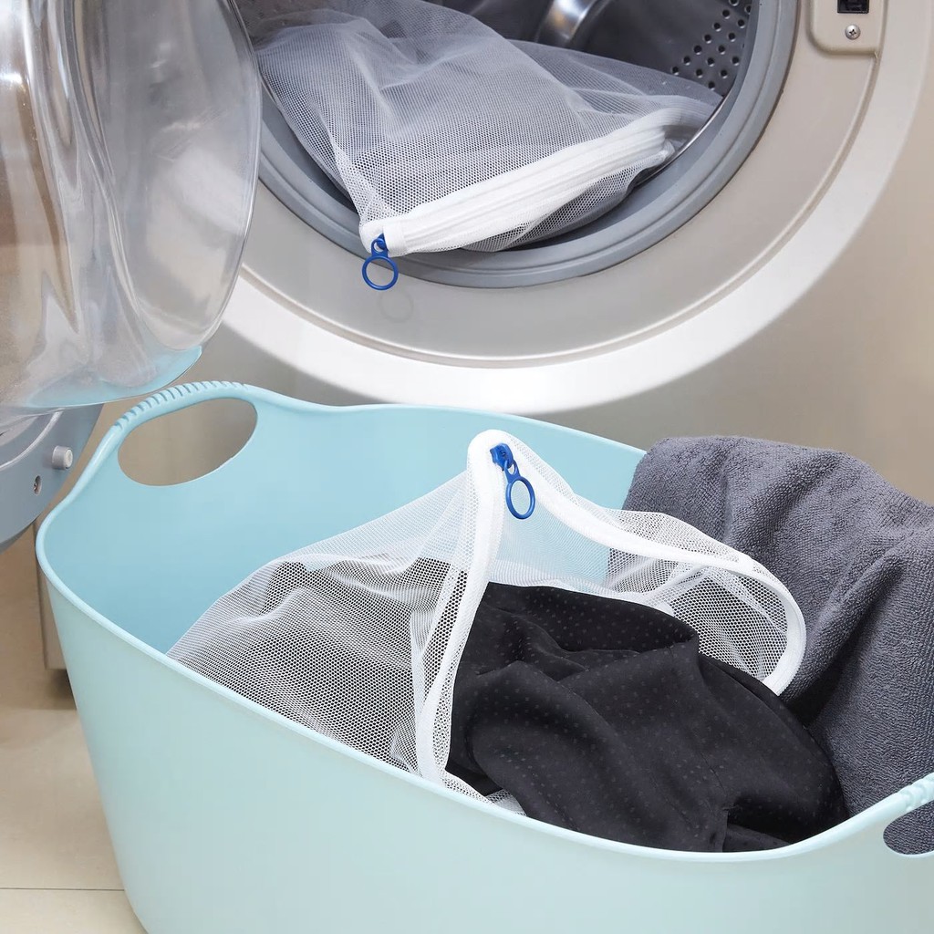 Bộ 2 túi lưới giặt quần áo máy giặt Slibb IKEA