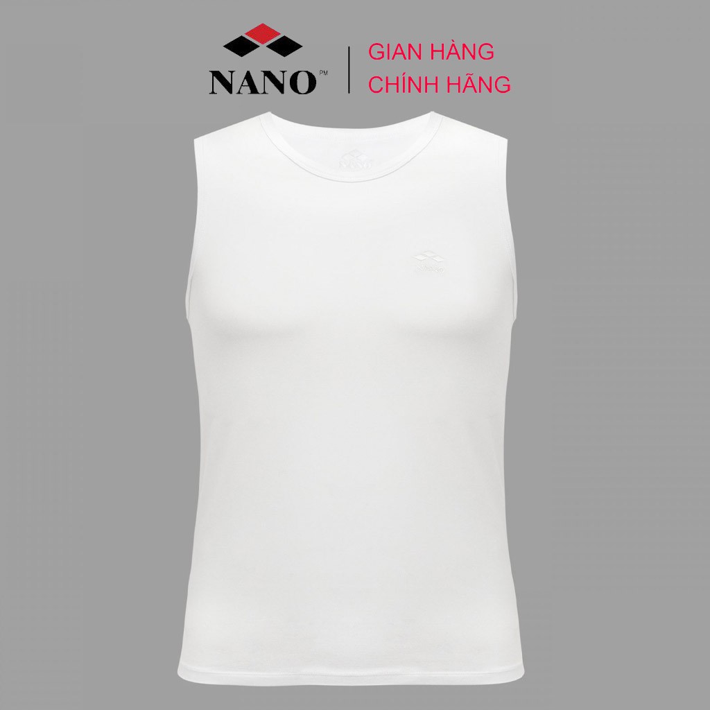 Áo ba lỗ nam NANO UD03, áo sát nách nam tanktop basic trơn màu, vải cotton mềm mịn, thoáng mát