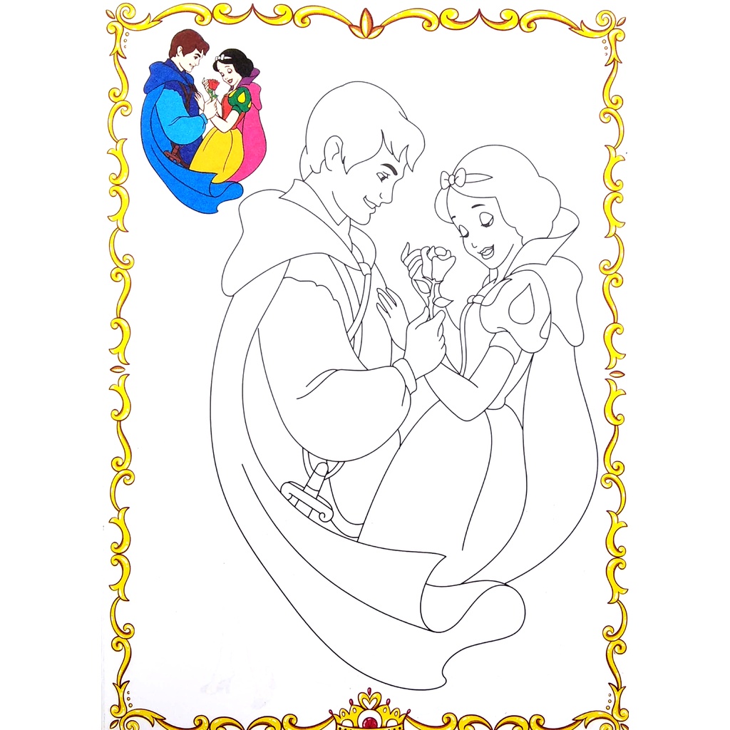 Sách Tô Màu Công Chúa Xinh Đẹp - Tập 9