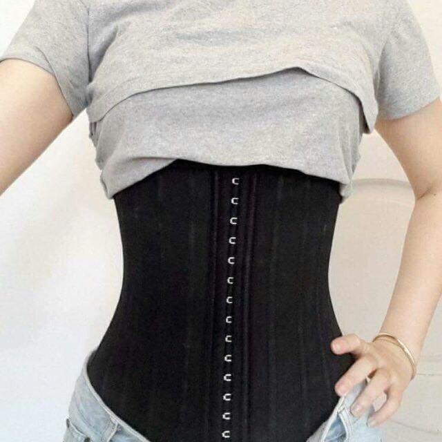 [1200k còn 262.k] Đai Nịt Bụng Latex 25 Xương corset chuẩn Nhập Khẩu Hi Lạp
