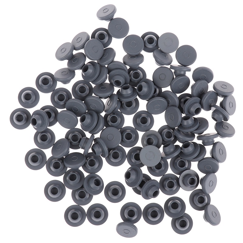 Bộ 100 Chai Thủy Tinh Cao Su Đóng Kín 13mm