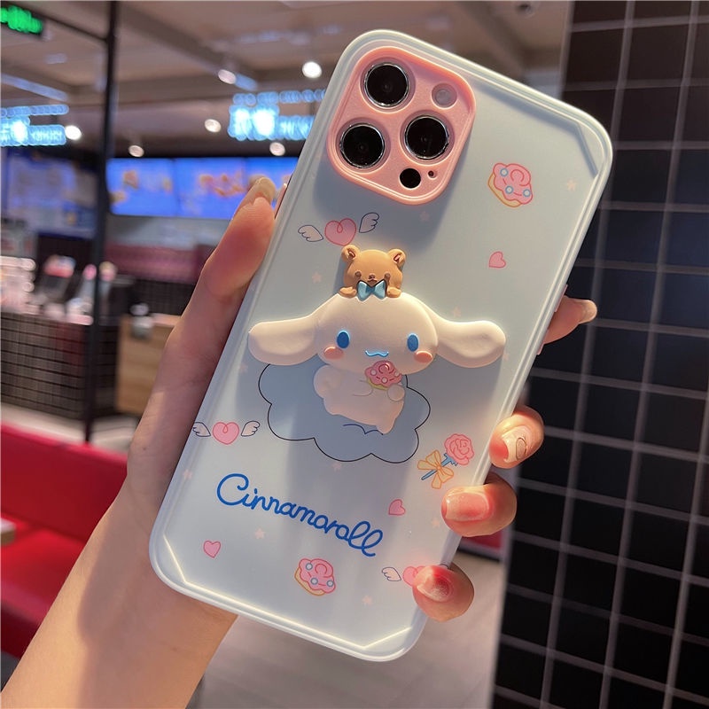 Ốp điện thoại silicon hình chú chó 3D dễ thương thích hợp cho iphone 7 8plus x xs xr xsmax 11 11pro 12pro cfr7