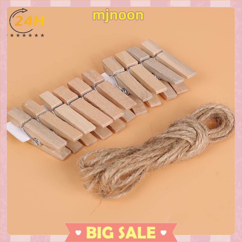 Set 10 Khung Ảnh Giấy 3-7 Inch Kèm Kẹp Và Dây Treo