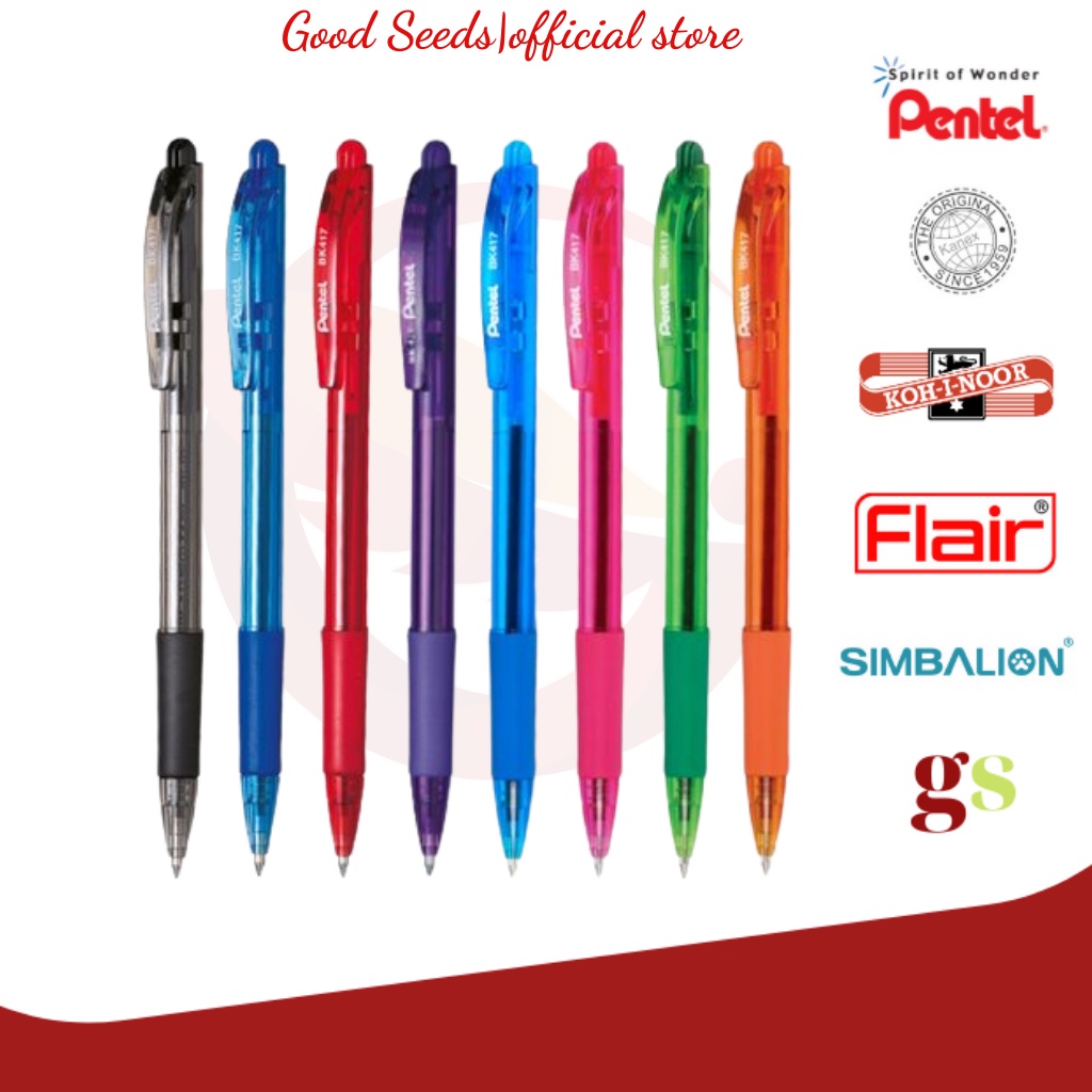 Bút Bi Nhật Bản Pentel Bolly BK427 | Trơn Mượt Không Đọng Mực | Ngòi 0.7mm