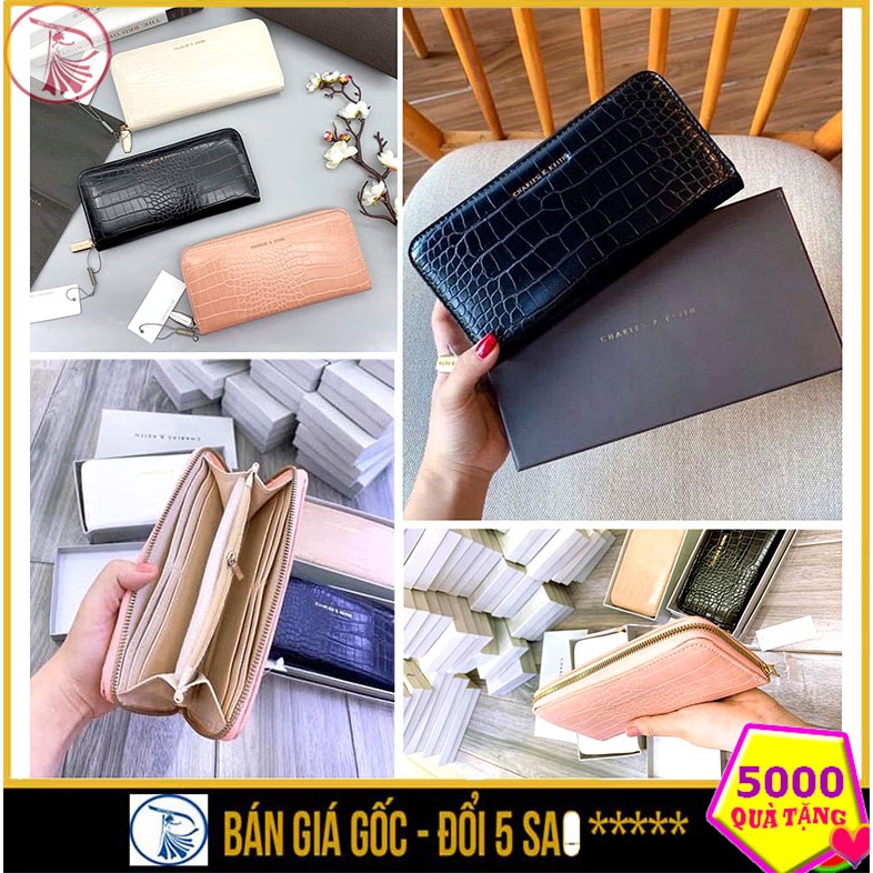Bóp Da Khóa Kéo  MẪU HÓT  Ví Nữ Dài Cầm Tay Dự Tiệc Nhiều Ngăn Chất Da Pu Mềm Mại Siêu Bền Đẹp