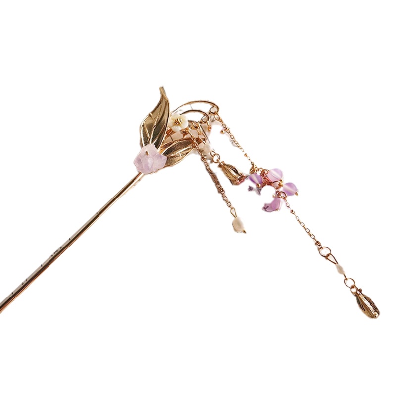 Trâm Cài Tóc Phối Tua Rua Phong Cách Trung Hoa Cổ Điển