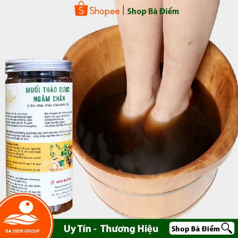 Muối Ngâm Chân Thảo Dược Đặc Trị Xương khớp, Mất Ngủ - shop Bà Điểm