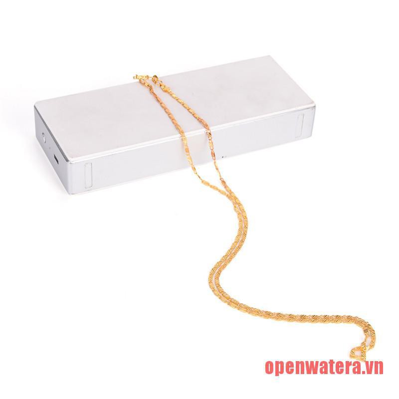 Dây chuyền nam mạ vàng 16-30 inch tùy chọn