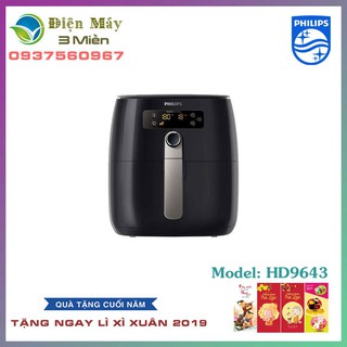 (Giá Tốt Mỗi Ngày) Nồi Chiên Không Dầu Philips HD9643 - Chính Hãng