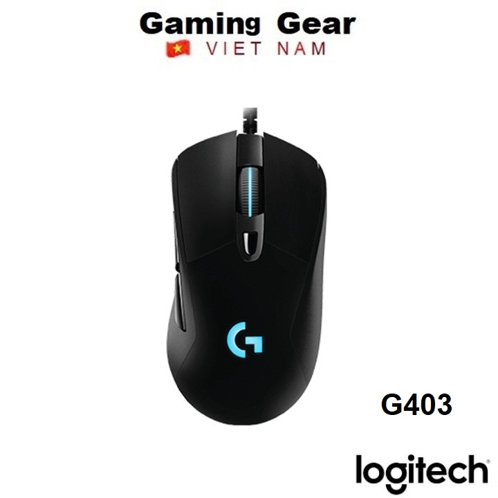 Chuột gaming Logitech G403 Hero LED RGB ( cảm biến 25k, công thái học, nhẹ 87g )