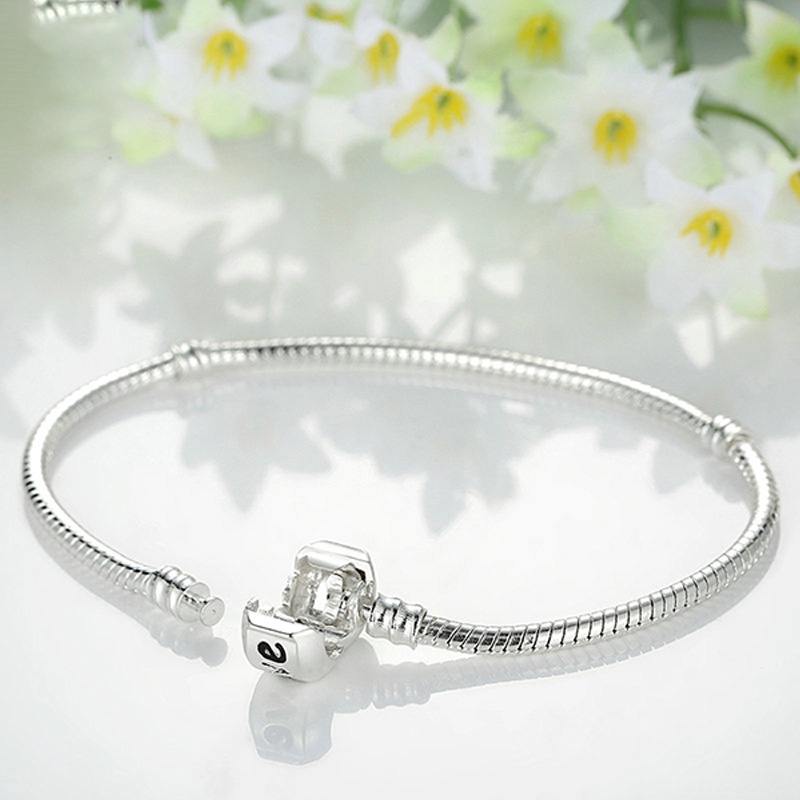 Vòng đeo tay BAMOER da rắn mềm thời trang DIY