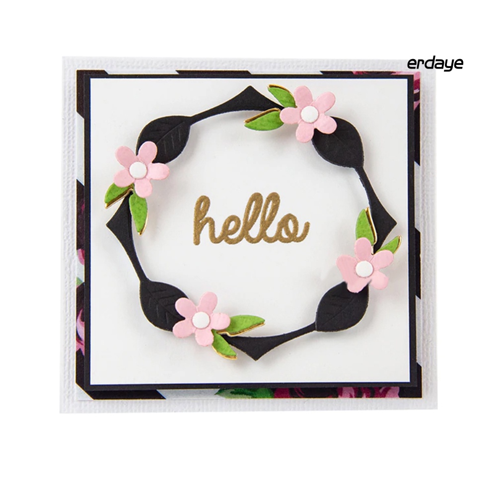 Khuôn cắt giấy làm từ kim loại hình thiên nga trang trí Scrapbook