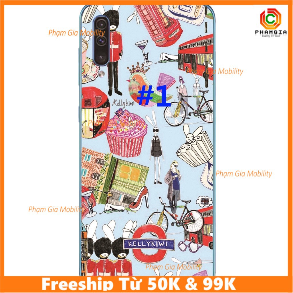 Ốp lưng dẻo in hình dễ thương Samsung Galaxy A70 A50 A40 A30 A20 A10