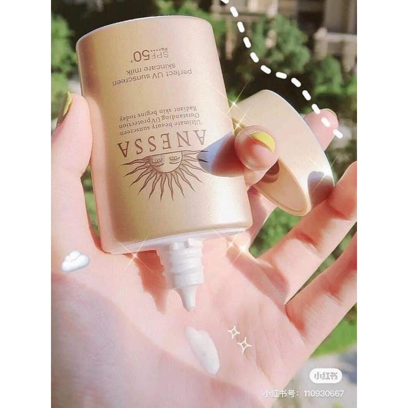 Sữa chống nắng bảo vệ hoàn hảo Anessa Perfect UV Sunscreen Skincare Milk 60ml