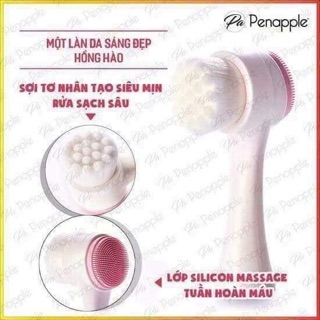 Cọ rửa mặt 2 đầu .
