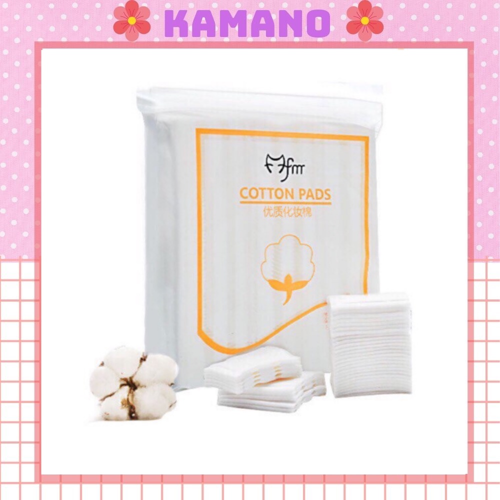 Bông tẩy trang 3 lớp Cotton Pads Kamano Túi 222 miếng