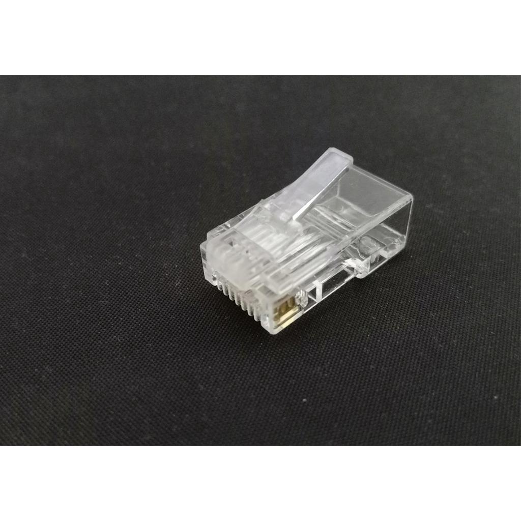 100 ĐẦU MẠNG CAT6 XUYÊN THẤU 1 LỚP 2 LỚP
