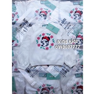 Áo len bé gái mickey tuyết trắng
