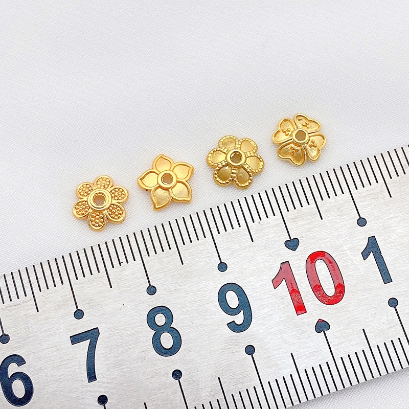 Hạt Xỏ Màu Vàng Mờ Dùng Làm Trang Sức Thủ Công diy