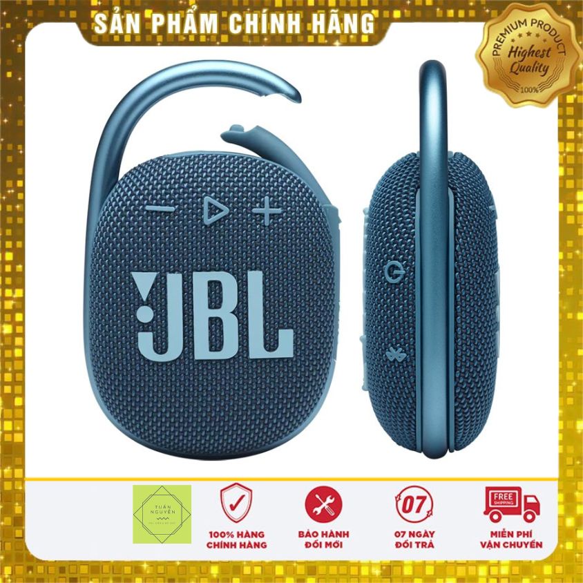 Loa BLUTOOTH JBL Clip 4  5.1 Loa Mini Clip4 Loa Trầm Ngoài Trời Chống Nước IP67 Di Động Có Móc - BẢO HÀNH ĐỔI MỚI