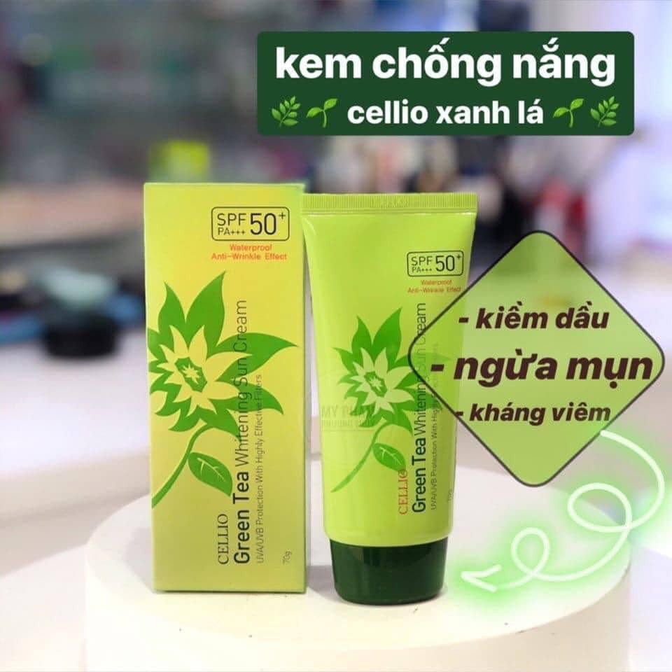 🌞Kem Chống Nắng🌞 Cellio Spf 50+ Pa++ Giúp Da Chống Lại Các Tia Cực Tím Độc Hại