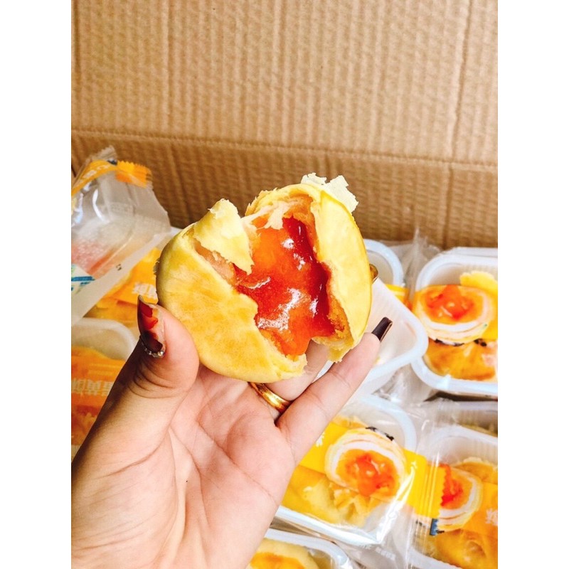 THÙNG 2KG500   Bánh Pía Trứng Muối Tan Chảy Đài Loan