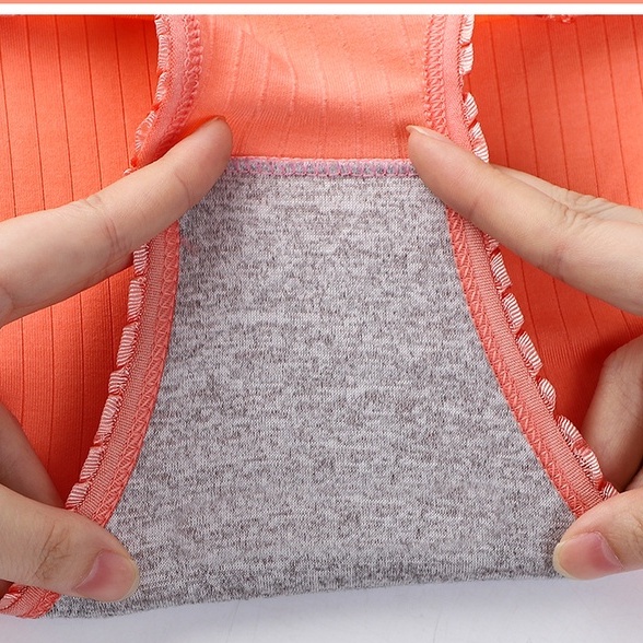 Quần lót AOWEINISI không đường may lưng cao size M-2XL thời trang dành cho nữ