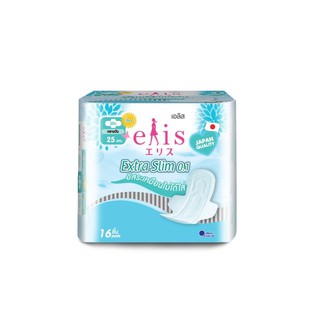 Băng vệ sinh siêu mỏng Elis Extra Slim 0.1 miếng 25 cm ( 16 miếng/gói )