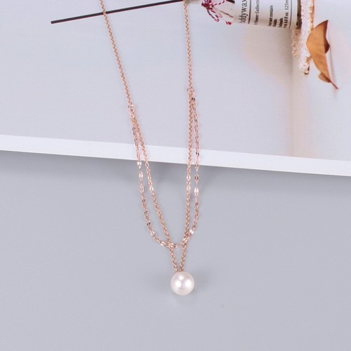 Dây Chuyền 2 Tầng Titan Không Đen TT 2292