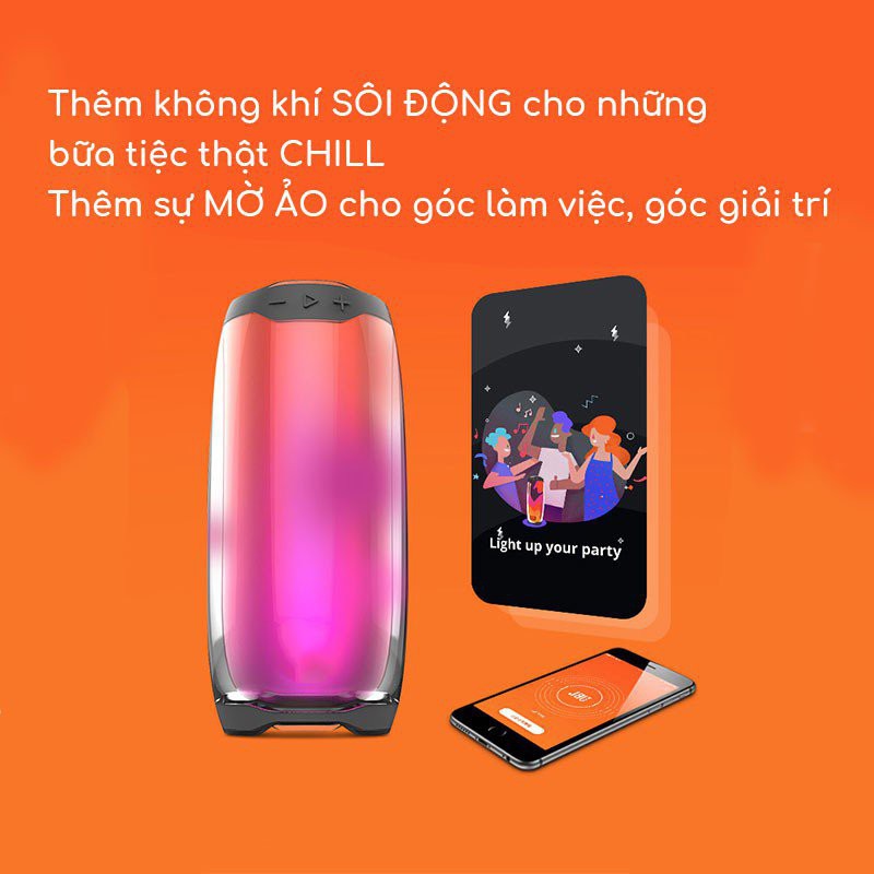 Loa Bluetooth - Loa ánh sáng đèn Led đổi màu theo điệu nhạc- chất lượng âm thanh cực đỉnh- Mã OACN0077