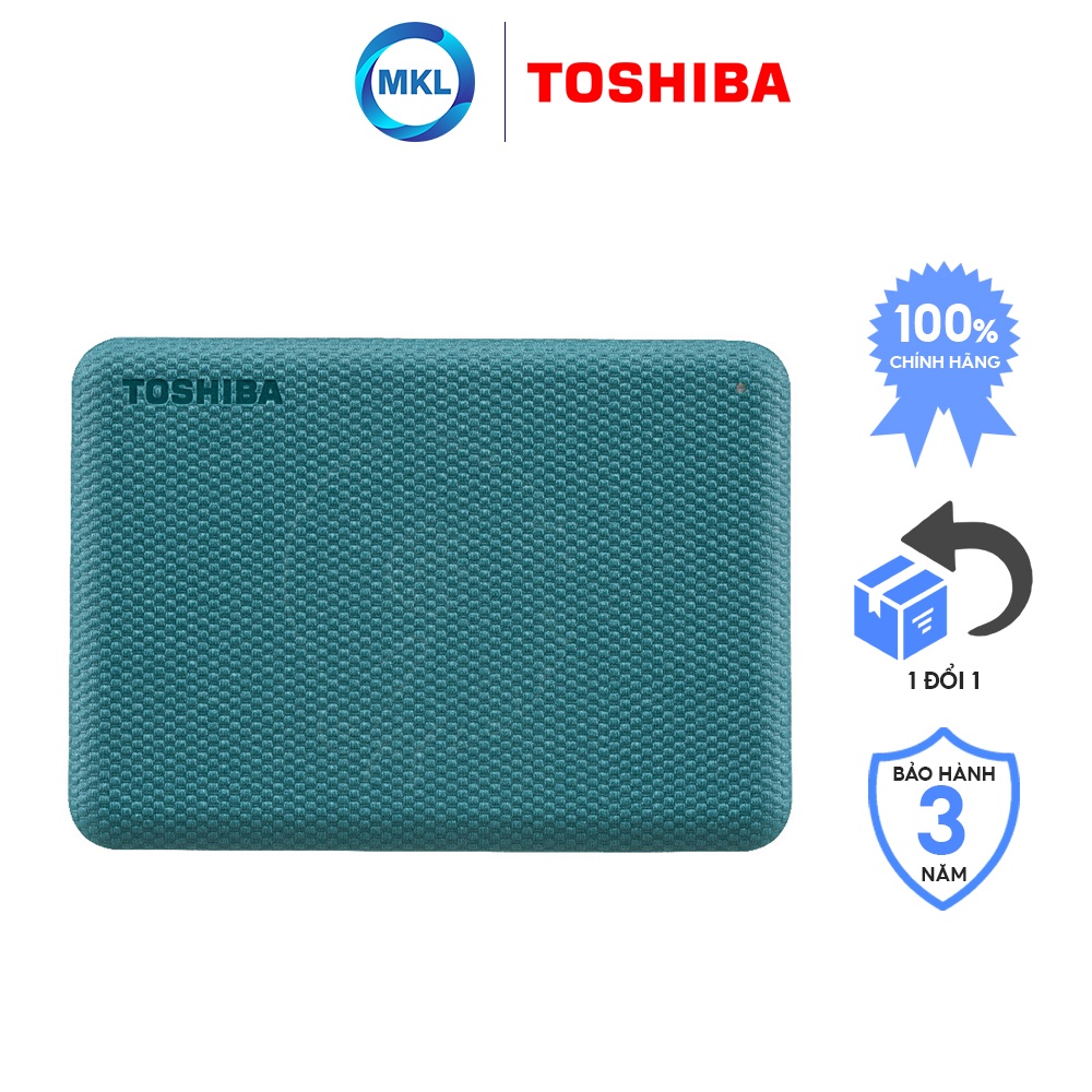 Ổ cứng di động HDD Toshiba Canvio Advance 4TB USB 3.2 Gen 1 Mỏng Nhẹ Chính Hãng