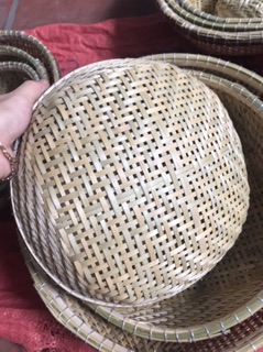 Rổ tre vỏ tre