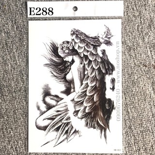 Xăm cô gái thiên thần E288