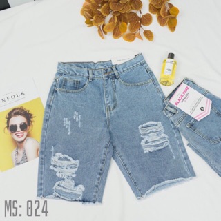 ��Jeans Ngố Nữ Rách Nhiều 3