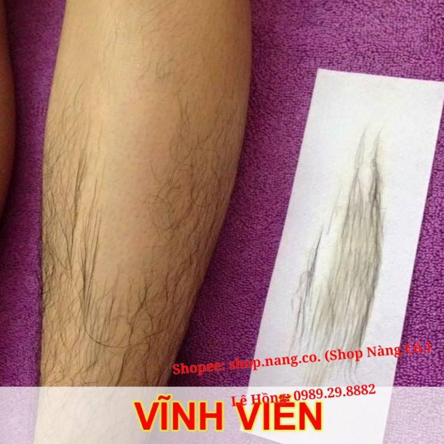 [100% Chính Hãng] Combo Bộ TRIỆT LÔNG VĨNH VIỄN Gồm 2sp [1 Wax lông tẩy lông + 1 Tinh chất mỡ trăn + tặng giấy wax, que]