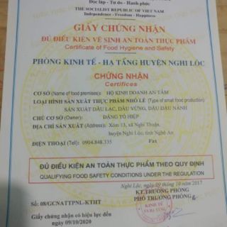 Dầu lạc nguyên chất An Tâm