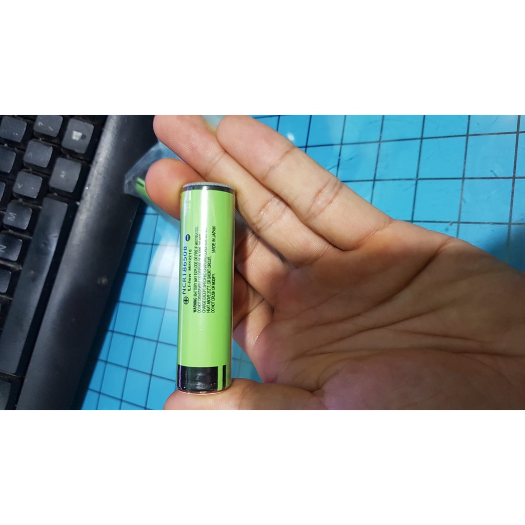 Pin 18650 3400mah đầu nhọn xả 10A cho đèn pin,box sạc,máy khoan