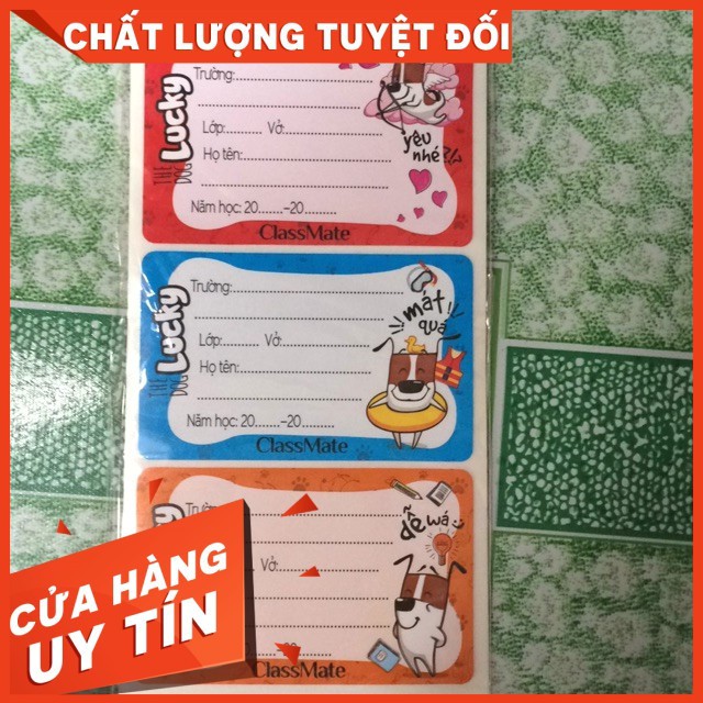 Nhãn vở classmate