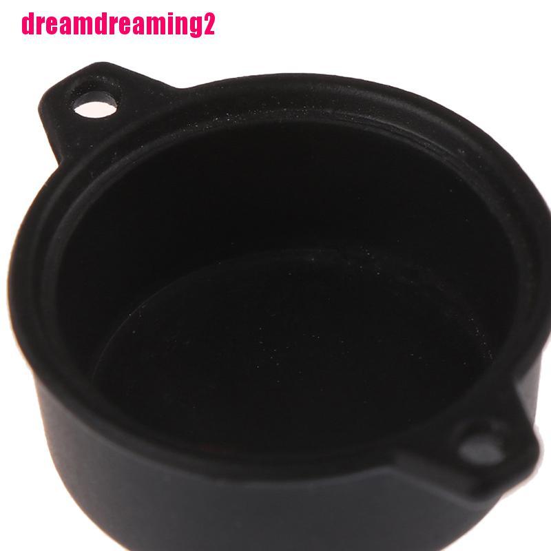 Mô Hình Chậu Cây Mini Màu Đen Tỉ Lệ 1: 12 Dùng Trang Trí Nhà Búp Bê