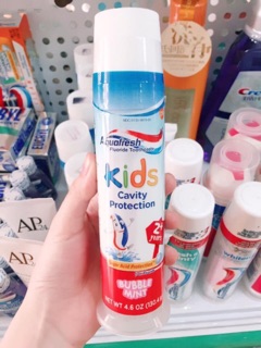 Kem đánh răng Aquafresh Kids cho bé