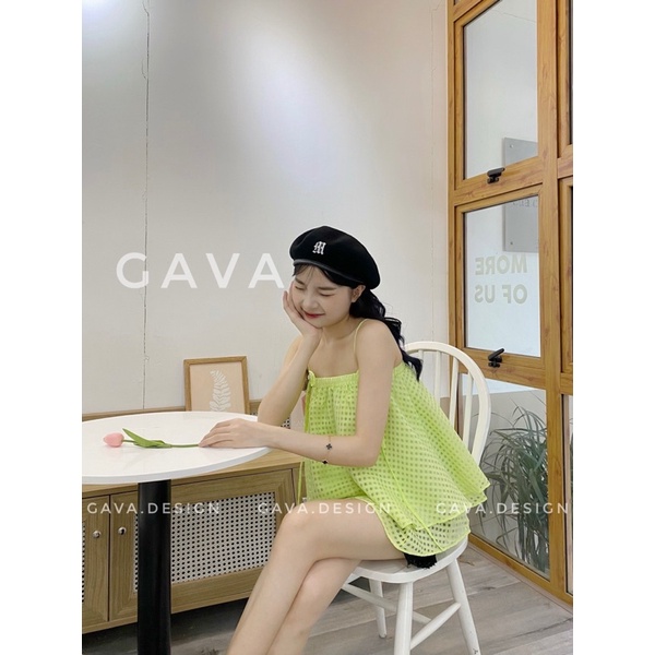 Áo 2s tầng bèo chun ngực điệu đà