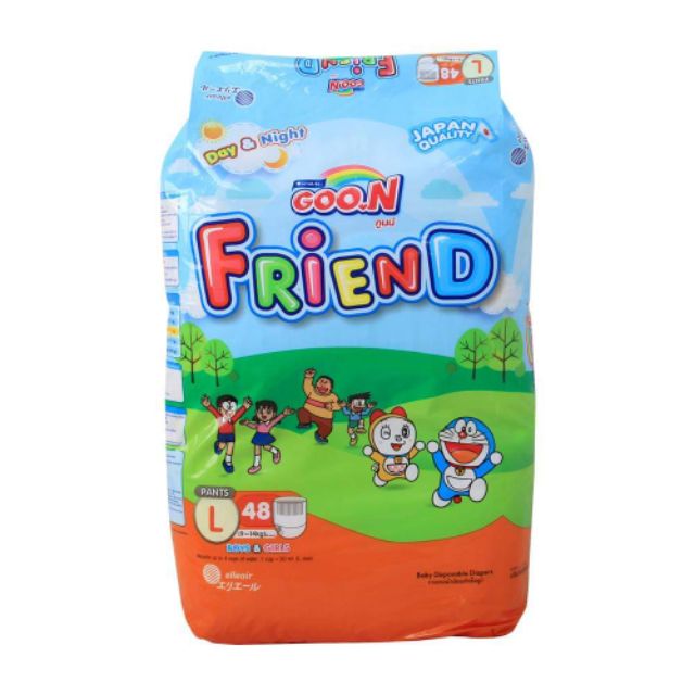 Tã quần Goo.n Friend Đôrêmon size M(6-11) L(9-13) XL(12-17) XXL(15-25) sản xuất công nghệ Nhật Bản nguyên liệu Thái Lan | Shopee Việt Nam