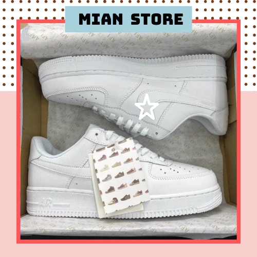 Giày sneaker trắng AF1 nam nữ đủ size siêu HOT dễ phối đồ - G01 Mian Store