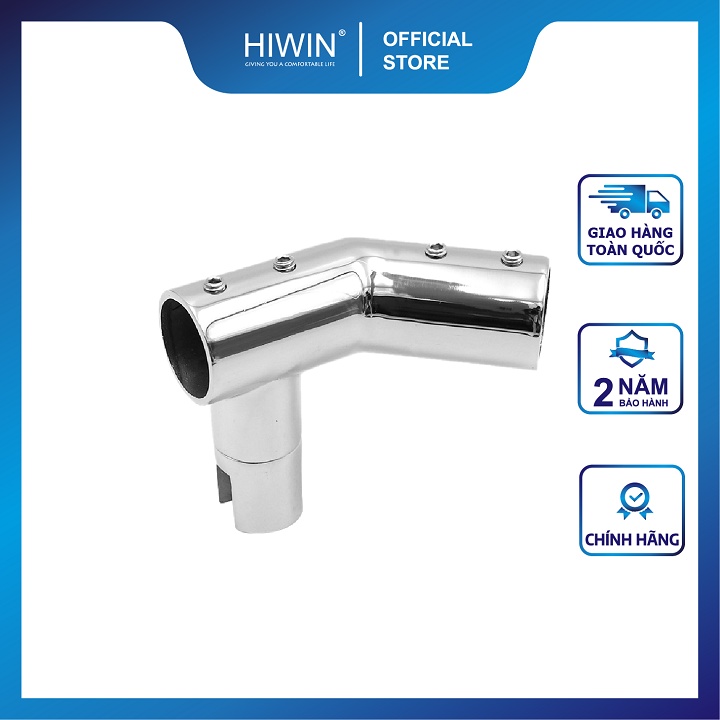 Chuyển góc 135 độ phòng tắm kính chất liệu inox 304 mặt gương dùng cho ống phi 25 HIWIN SB-618