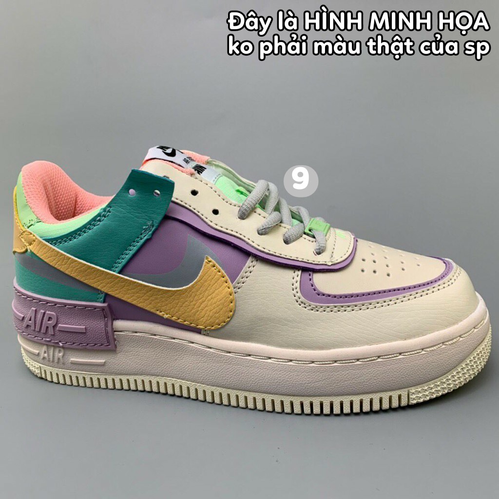 6mm Dây giày thể thao sneaker bản oval bán nguyệt nhiều màu sắc dài 120cm 140cm 1m2 1m4 AF Air Force Shadow