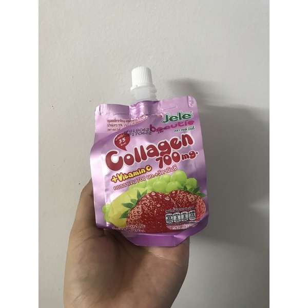 Nước ép trái cây thạch Collagen Jele Beautie 700mg 150g