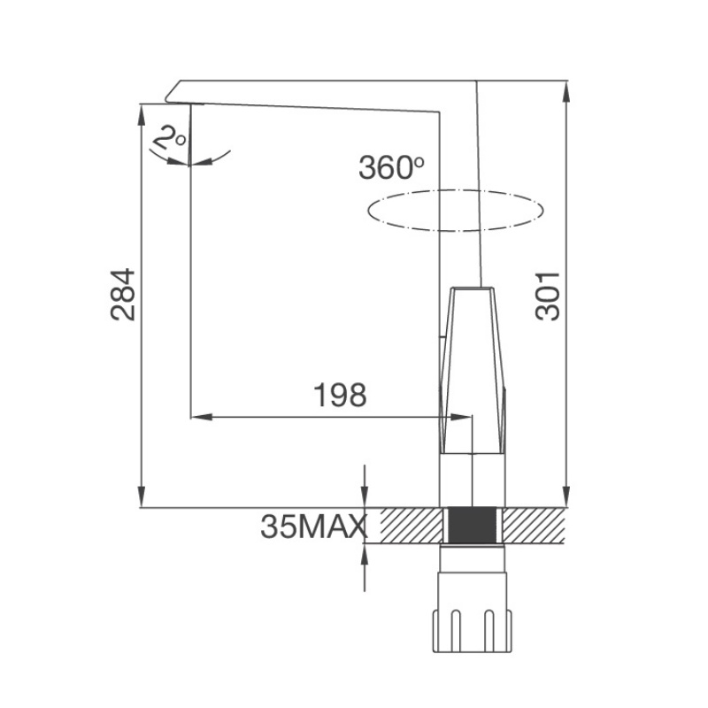 [FREESHIP HCM] Vòi Rửa Chén Malloca K291C - Đồng Thau Mạ Chrome