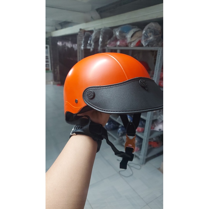 Nón bảo hiểm giống nón sơn, mũ bảo hiểm thời trang nam nữ nhiều màu sắc, size phổ thông