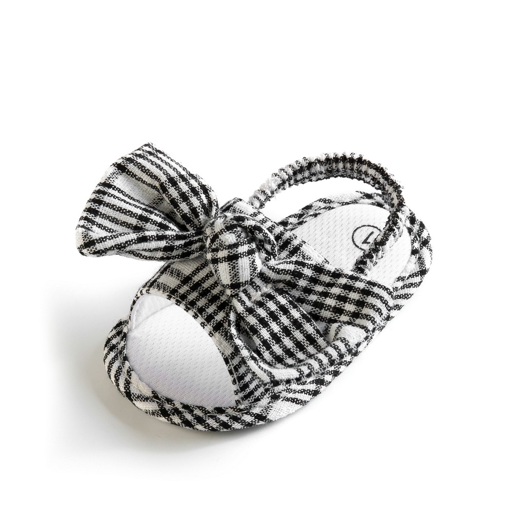 Xăng đan cotton mềm mại cho bé gái sơ sinh