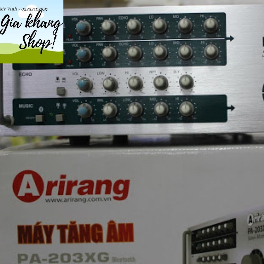 Amply ARIRANG PA-203XG Bluetooth - Hàng chính hãng